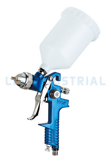 Voylet H827 HVLP Spraeire Aeir Spraeire Péinte Gunna 600ml Beatha Domhantarraingt